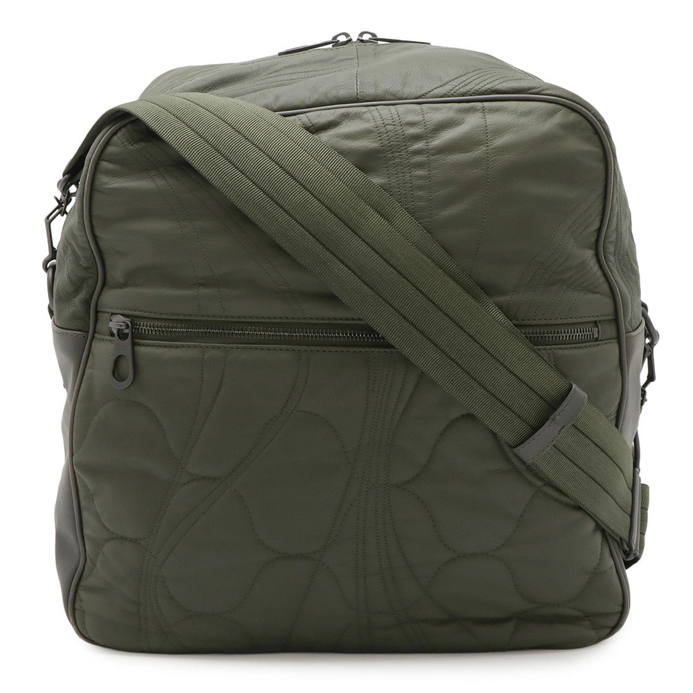 BOTTEGA VENETA Messenger Crossbody Leather Khaki Green